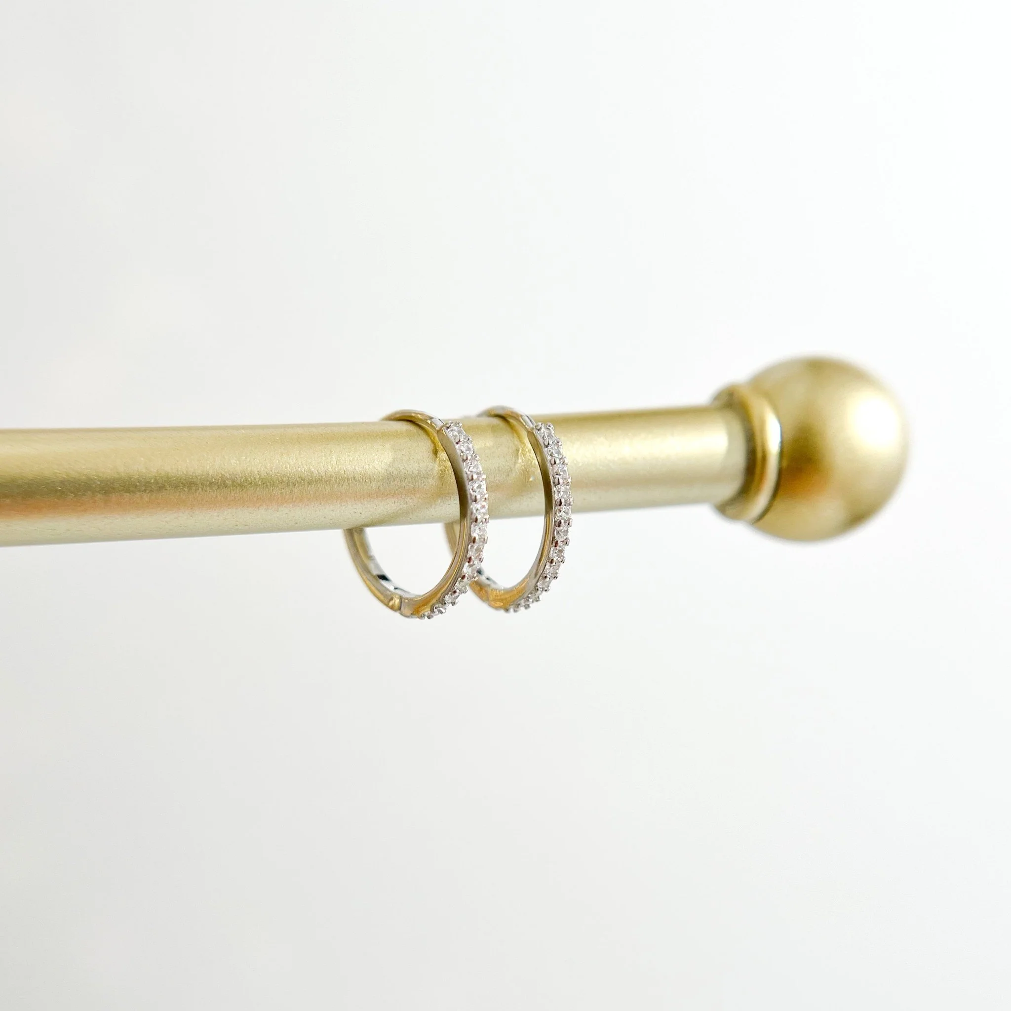 Adeline Hoops in Silver - Image 6