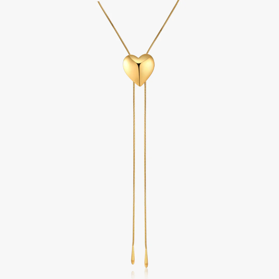 Adjustable Heart Bolo Necklace - Image 5