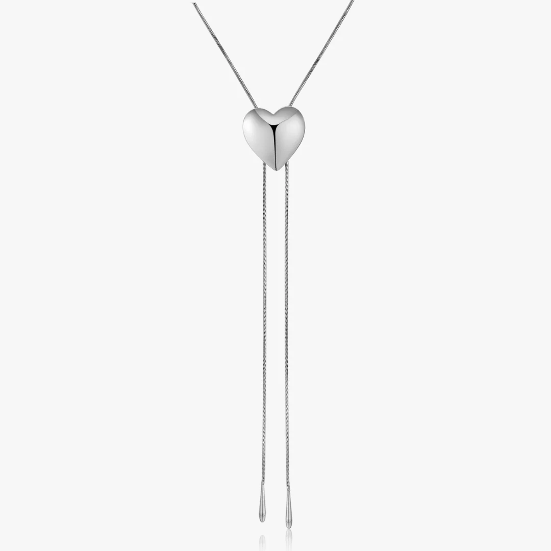 Adjustable Heart Bolo Necklace - Image 6
