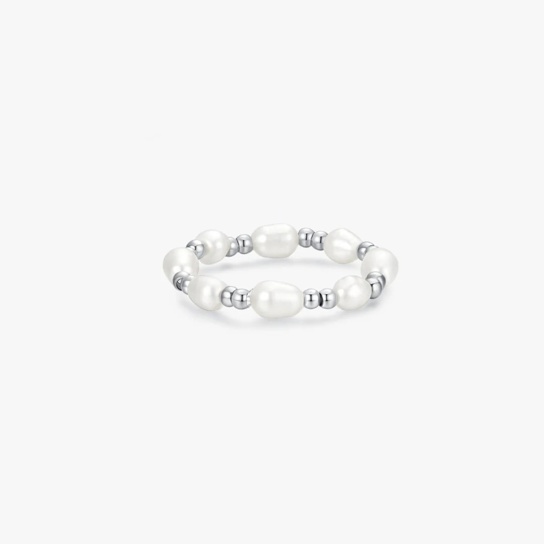 Adjustable Pearl Ring - Image 6