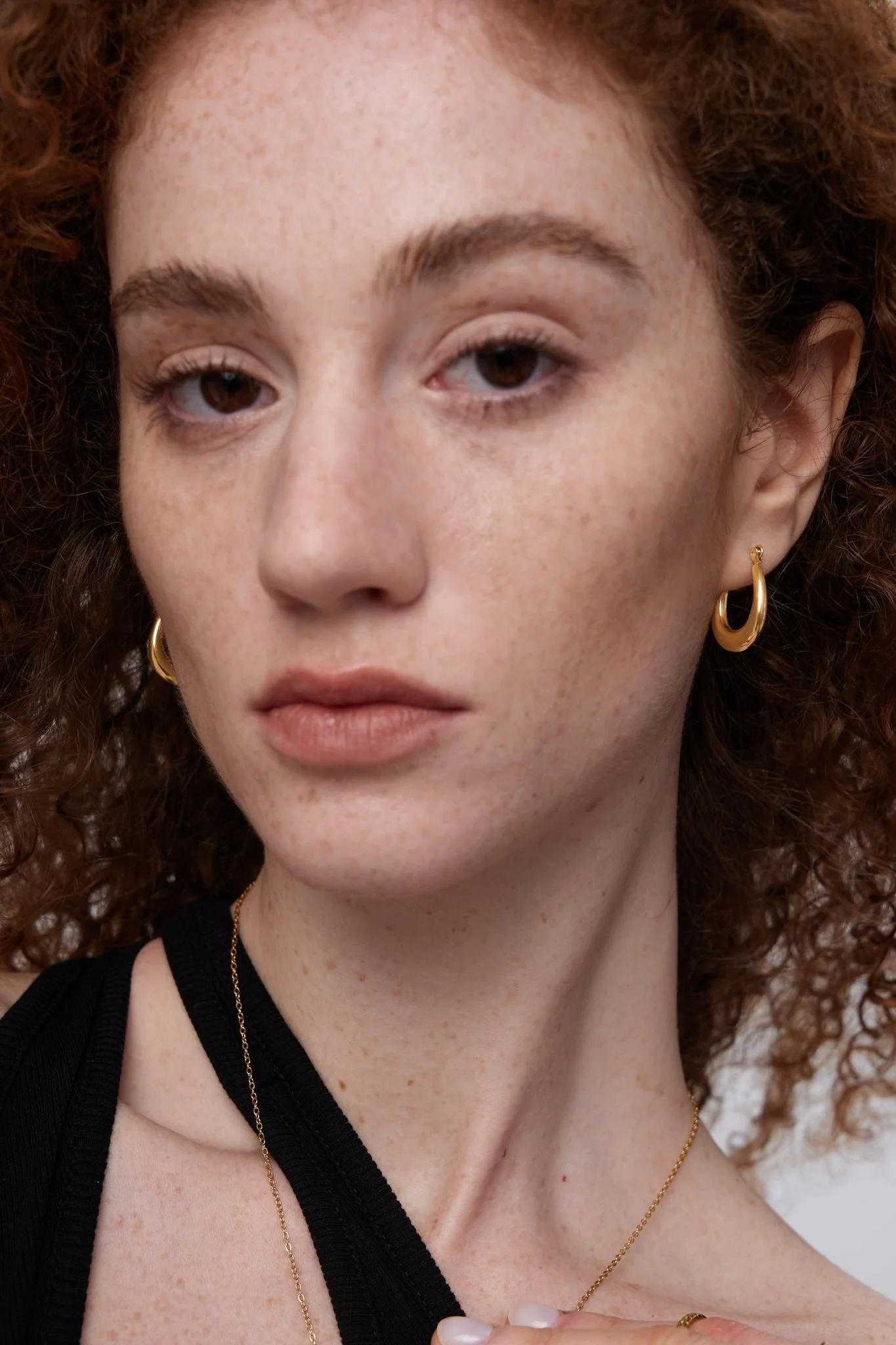 Alexandra Hoop Earrings (Greek Inspired Collection) - Image 4