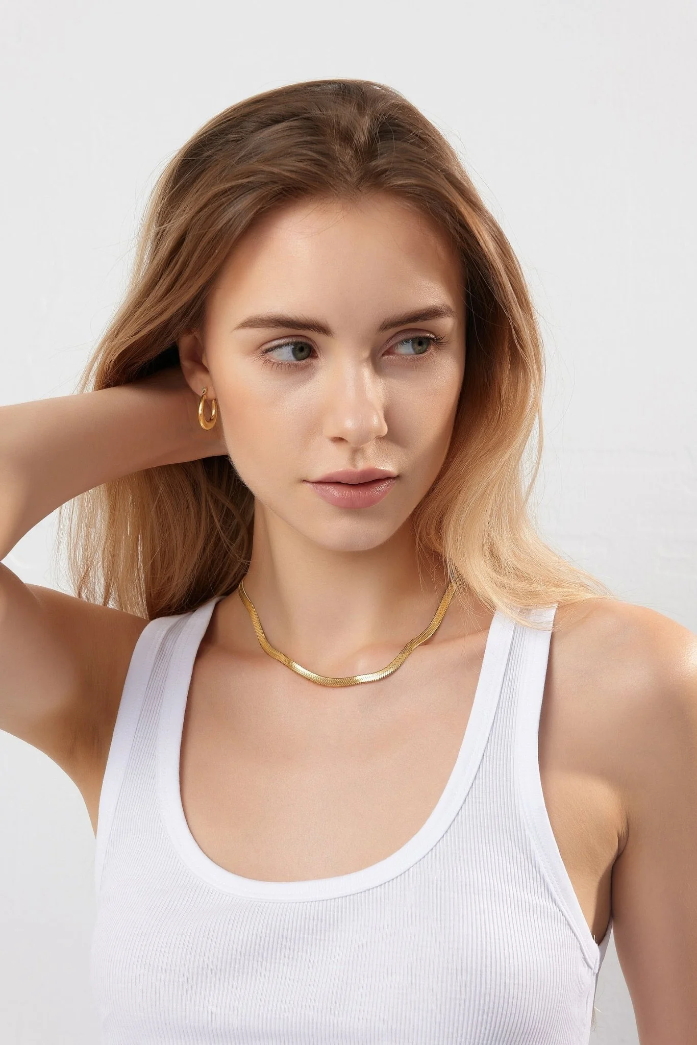 Alexandra Hoop Earrings (Greek Inspired Collection) - Image 5