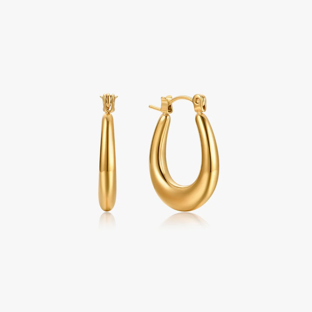Alexandra Hoop Earrings (Greek Inspired Collection) - Image 8