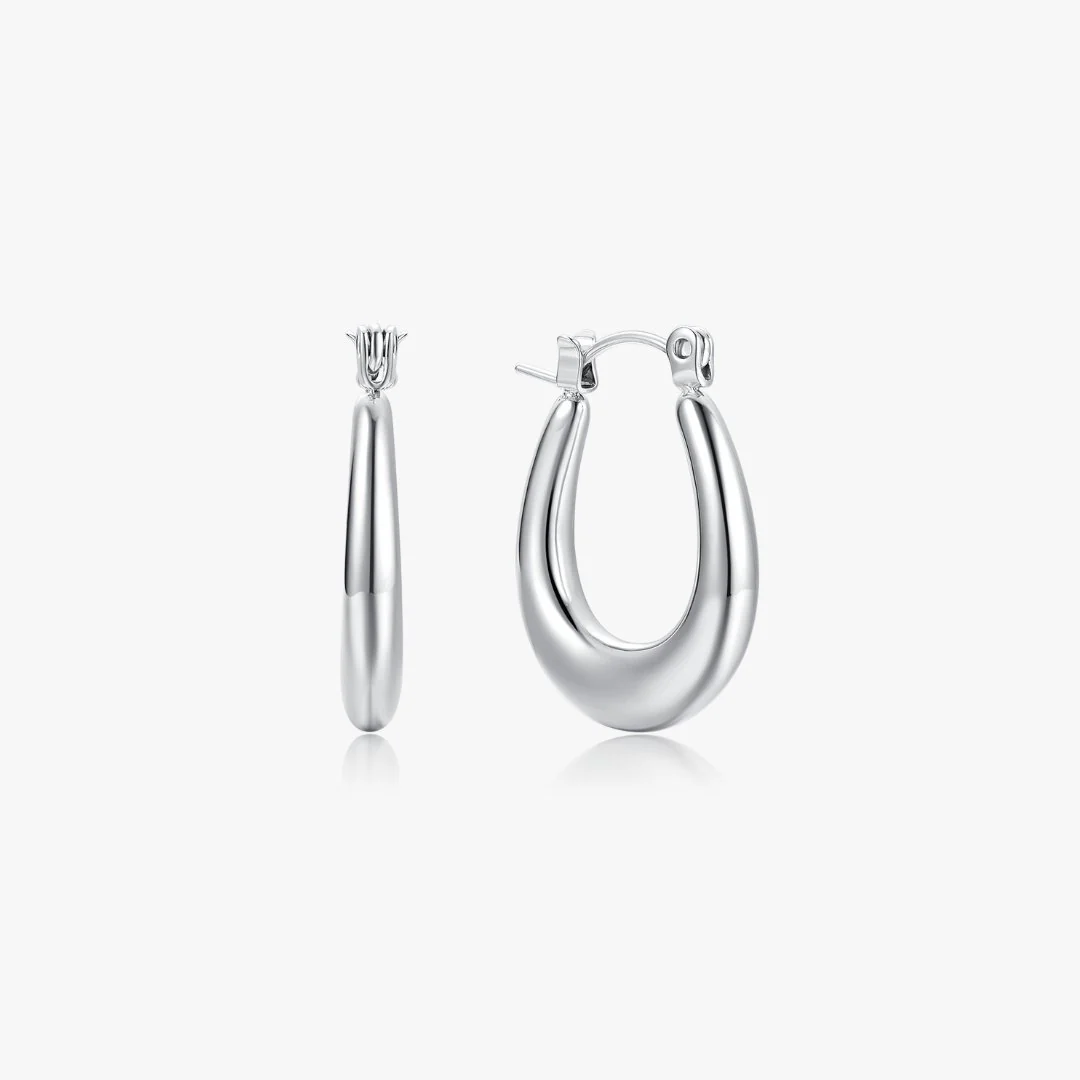 Alexandra Hoop Earrings (Greek Inspired Collection) - Image 9