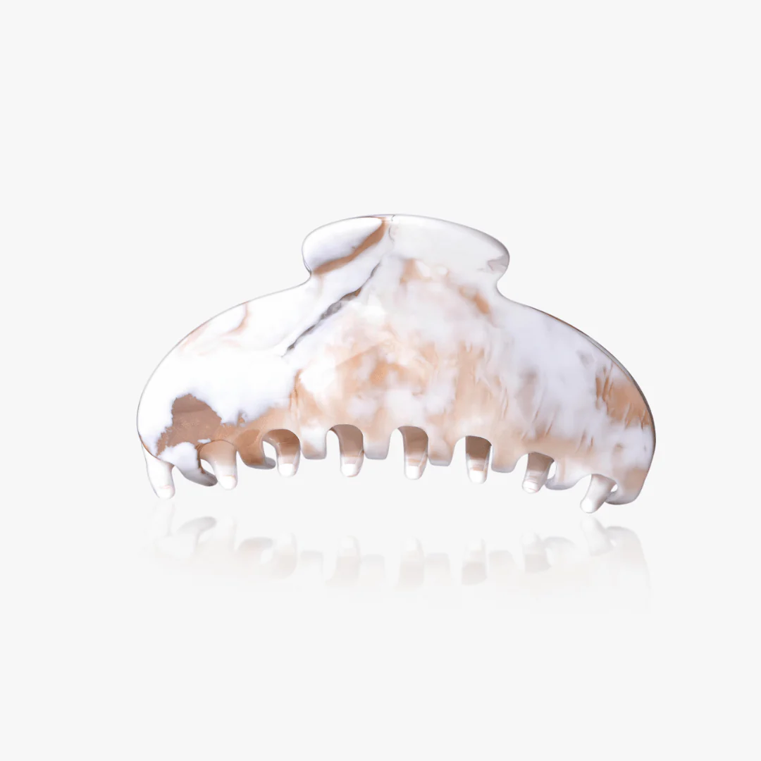 Amelia Claw Clip in Stone (2 Sizes) - Image 3