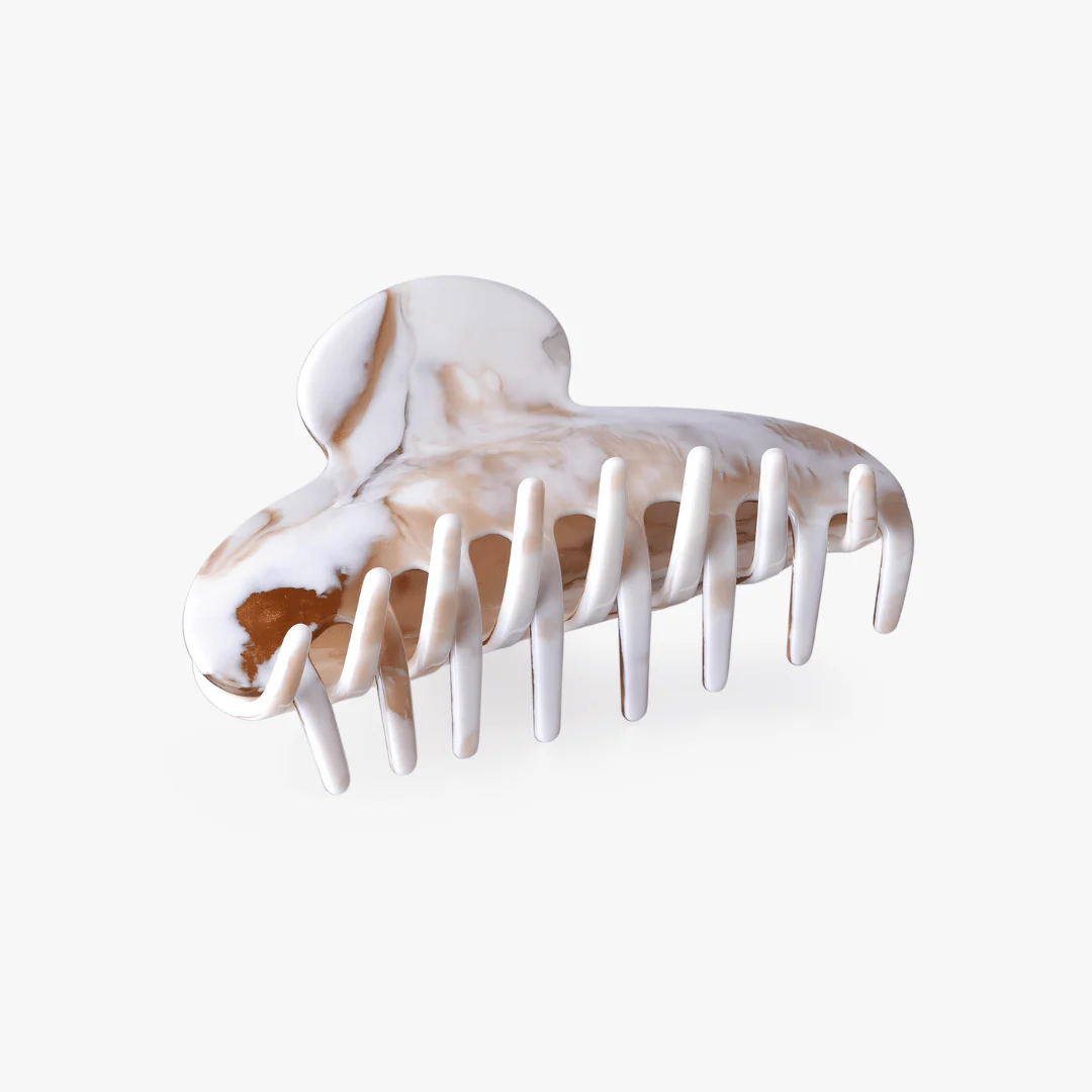 Amelia Claw Clip in Stone (2 Sizes) - Image 4