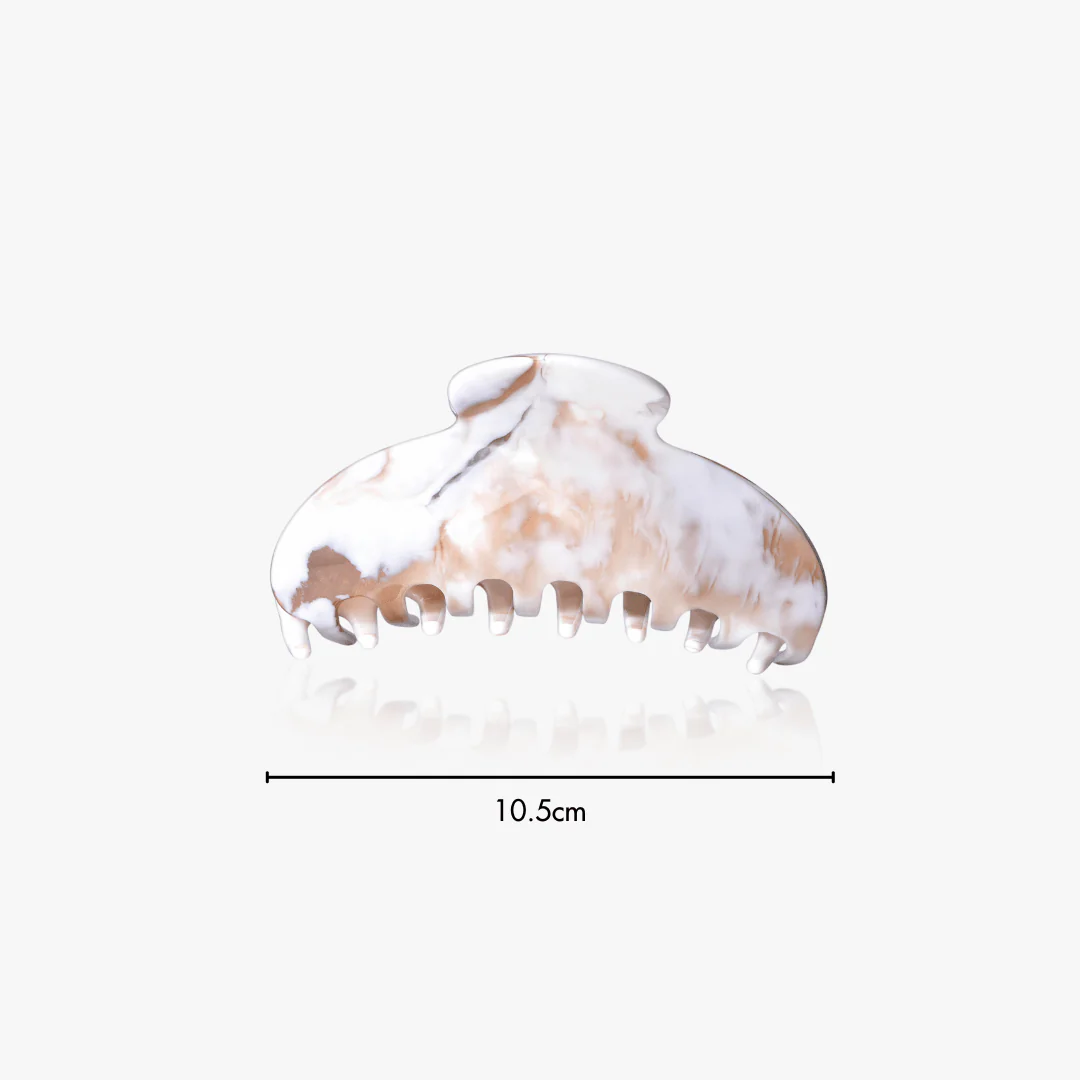 Amelia Claw Clip in Stone (2 Sizes) - Image 5