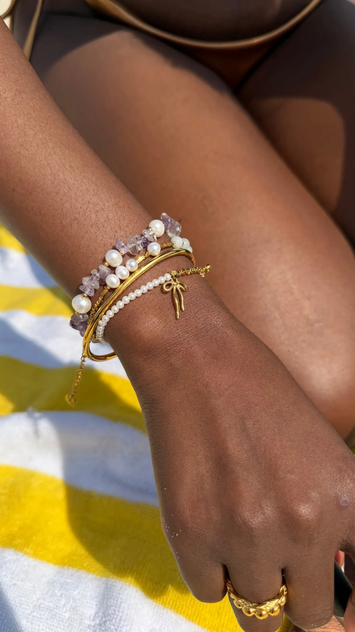 LIMITED EDITION: Amethyst Pearl Bracelet - Image 2