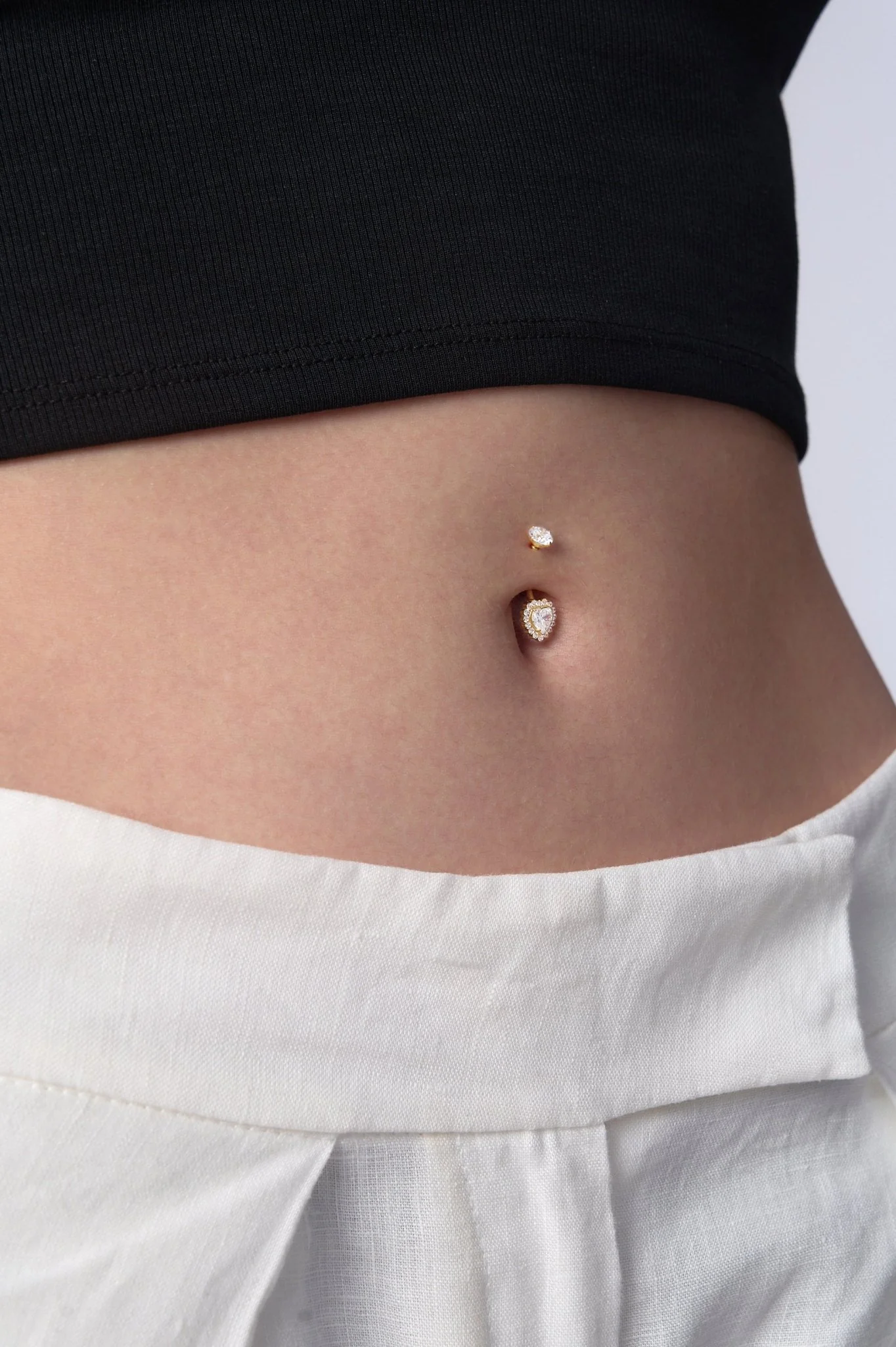 Amour Titanium Belly Button Ring (Single) - Image 2