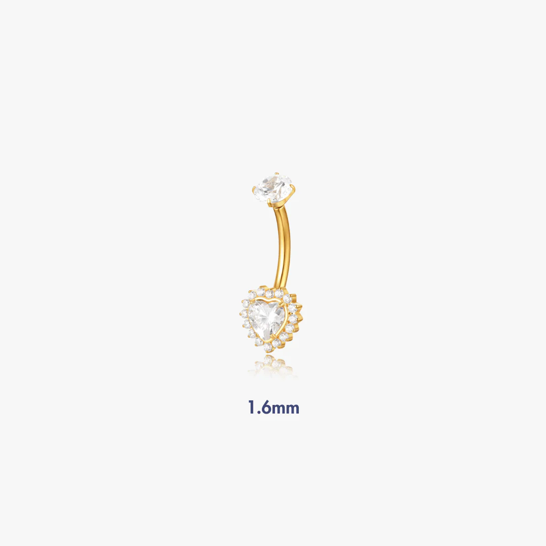 Amour Titanium Belly Button Ring (Single) - Image 4