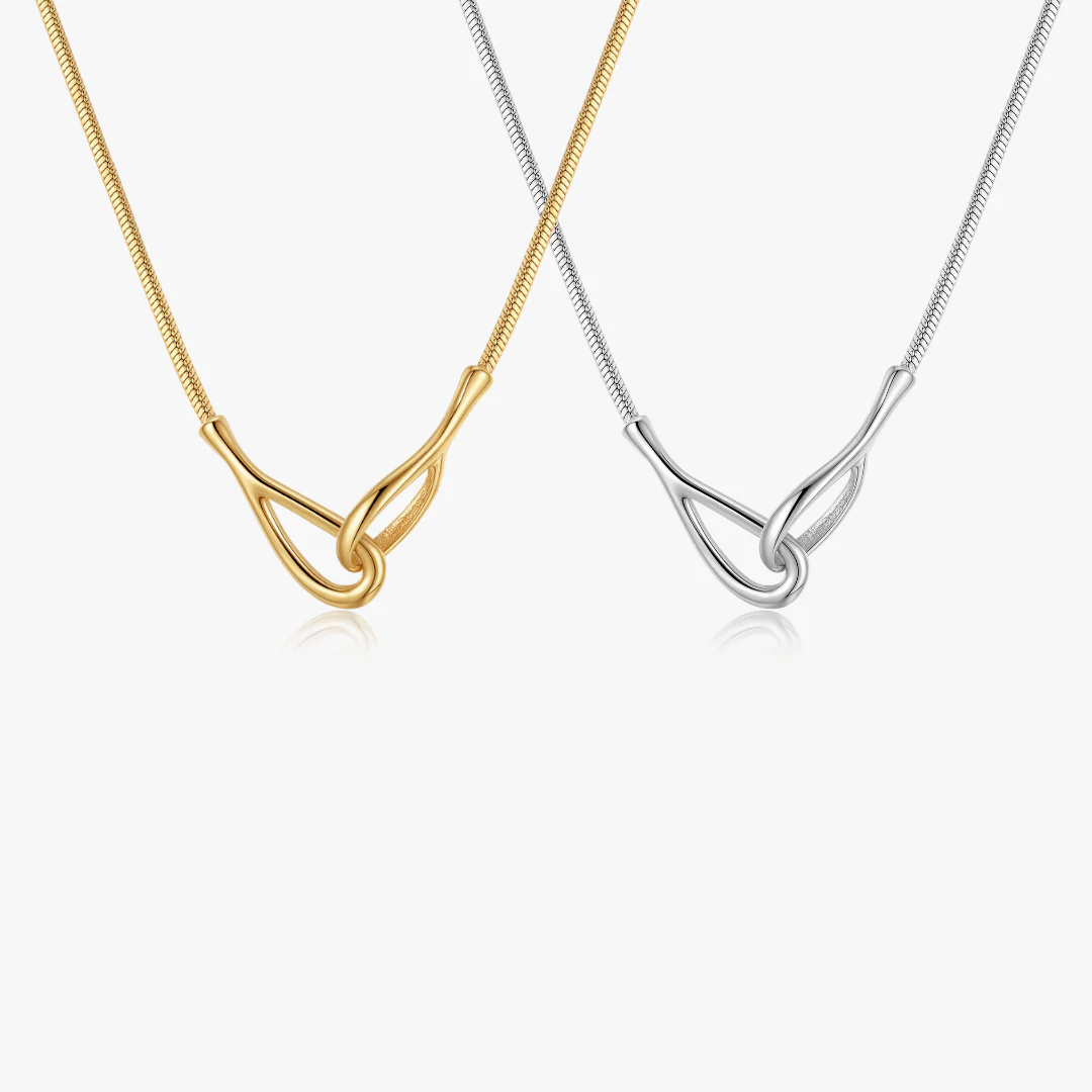 Ayla Intertwined Cuff Necklace