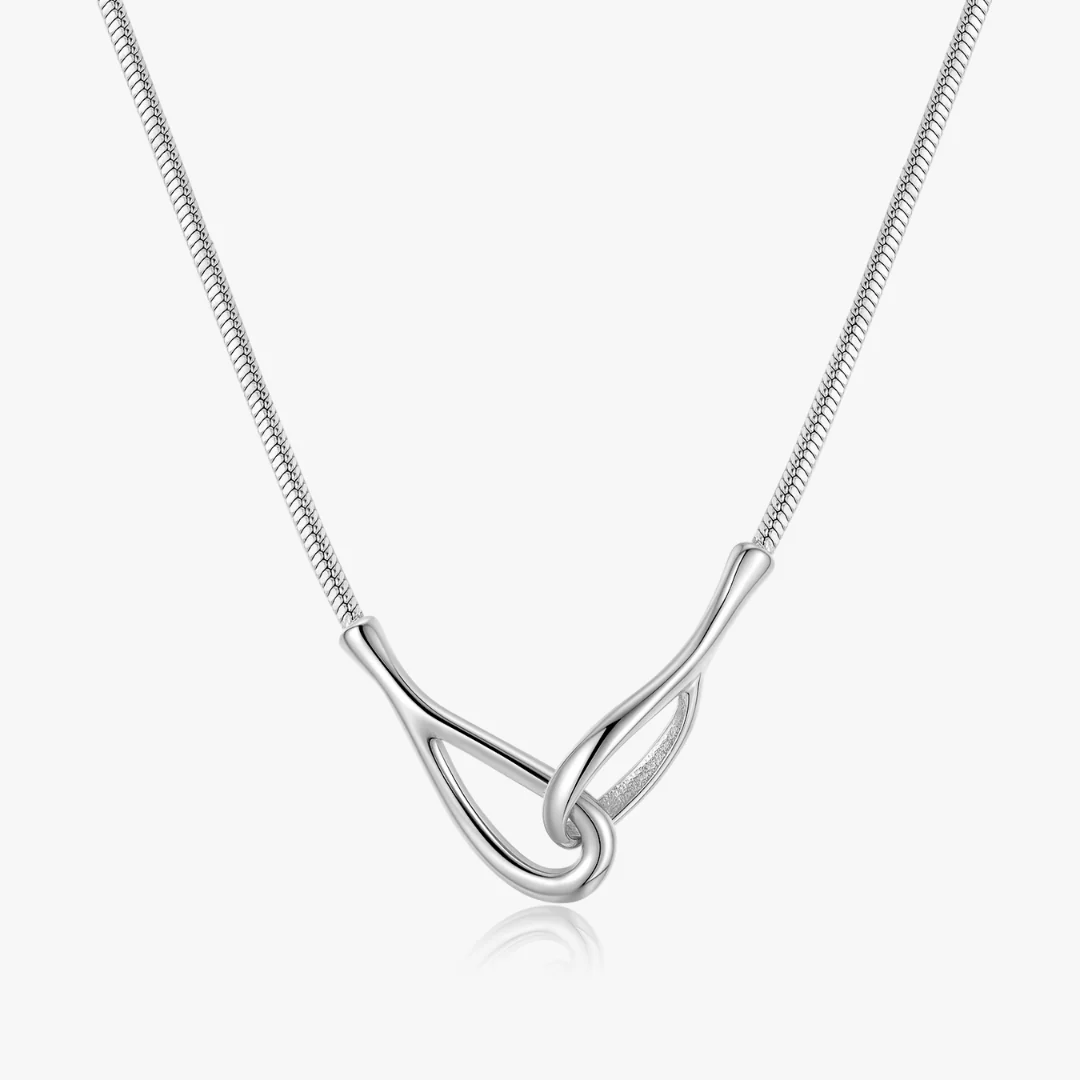 Ayla Intertwined Cuff Necklace - Image 6