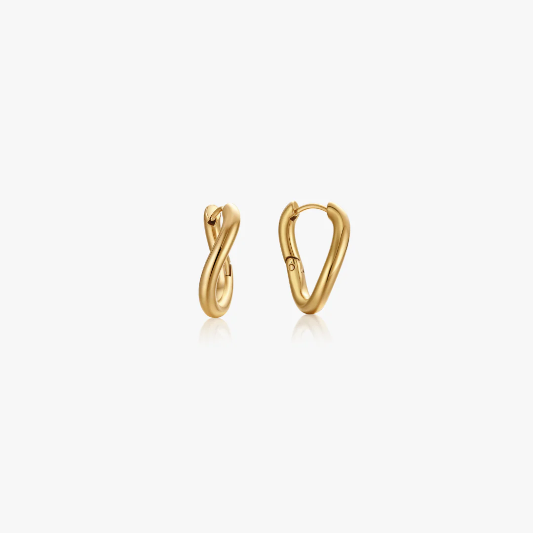 Bethany Organic Shape Hoops - Image 4