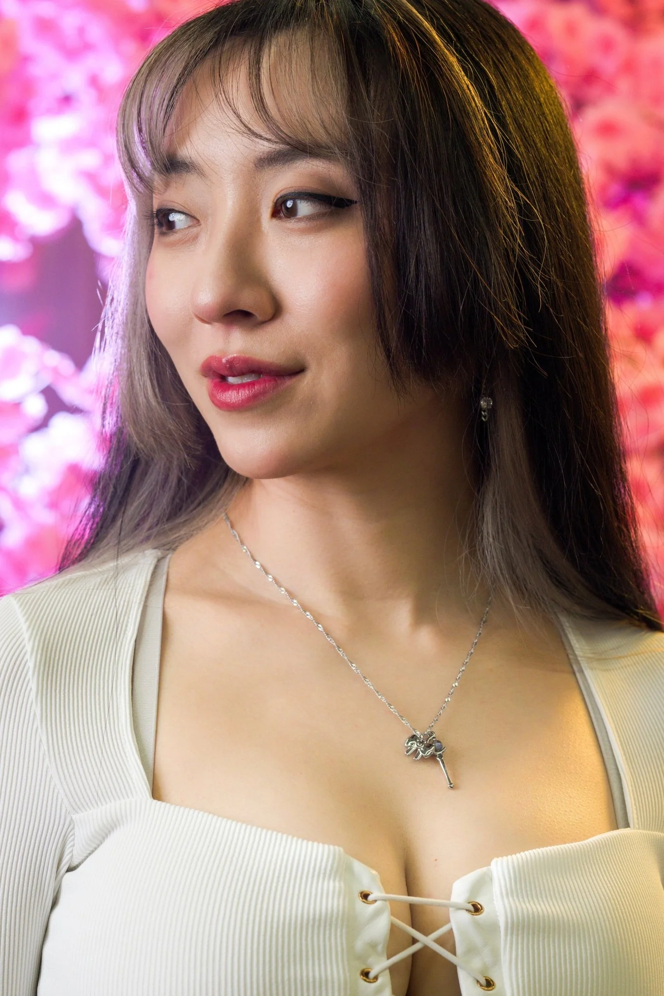 Bow and Staff Necklace (Anime Inspired Collection) - Image 3