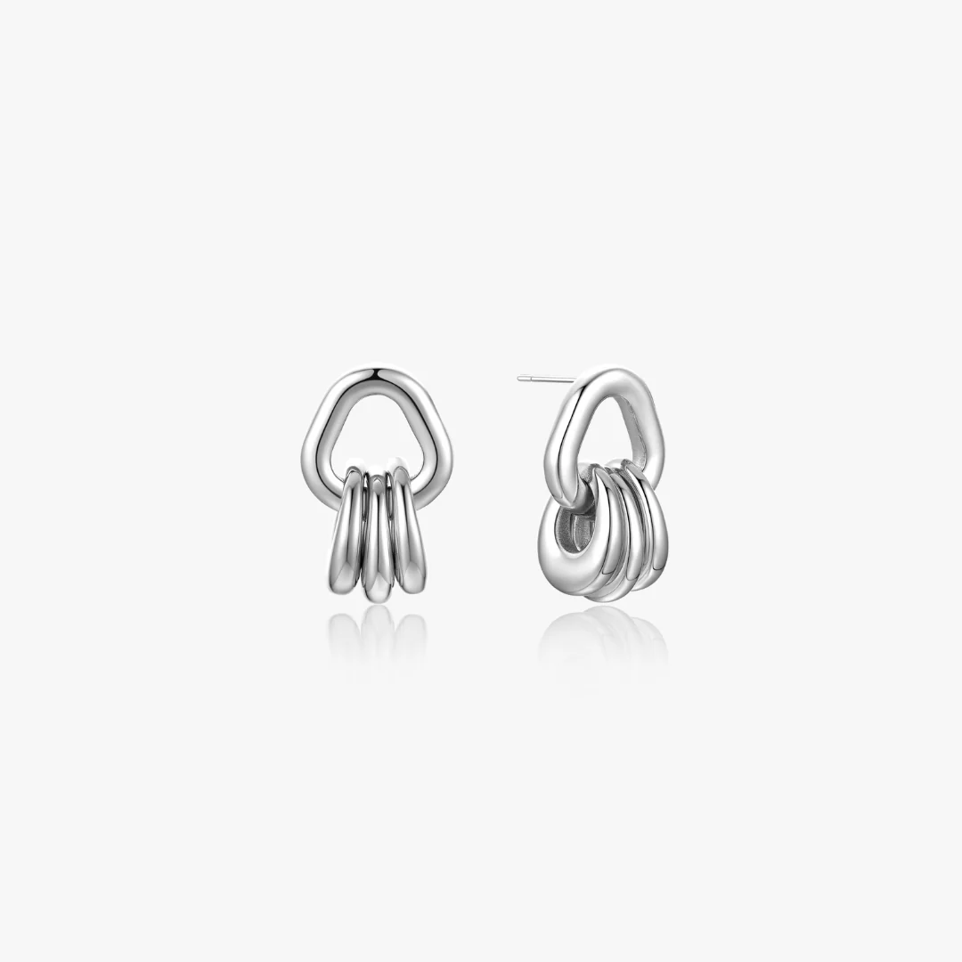 Briar Stacked Loops Earrings - Image 6