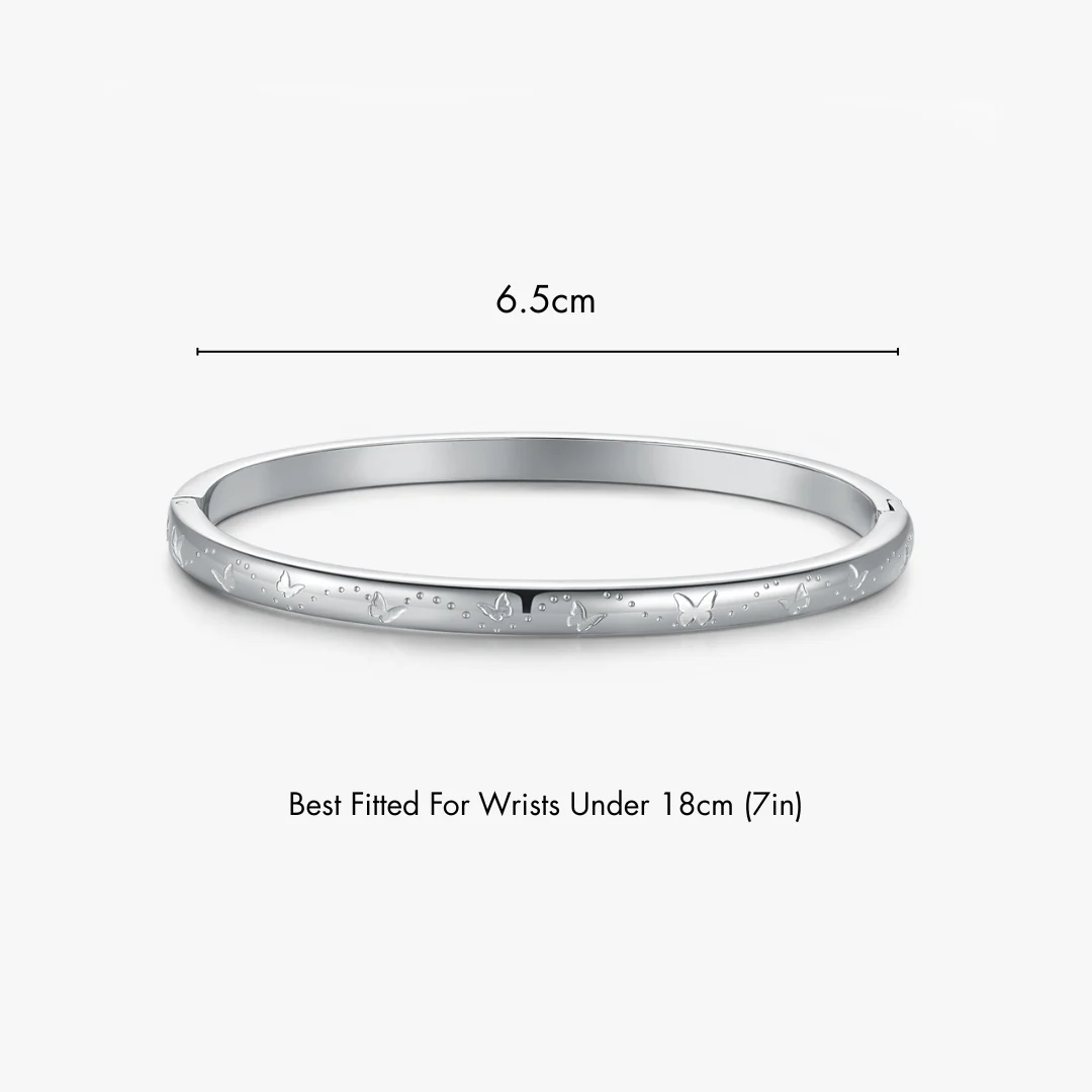 Butterfly Stacker Cuff Bangle Bracelet - Image 11