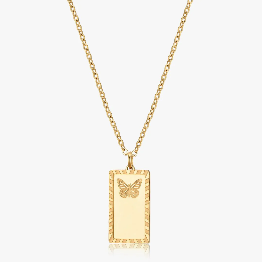 Butterfly Trio Necklace in Gold (Not A Set) - Image 9