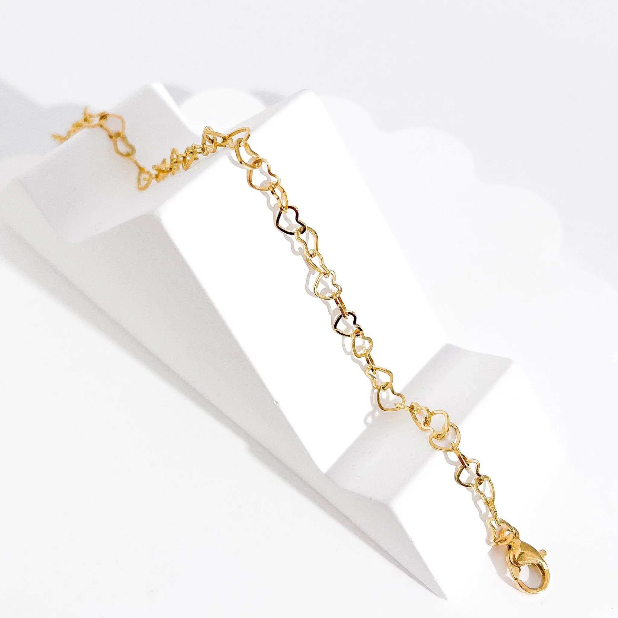 Celia Heart Chain Bracelet - Image 5