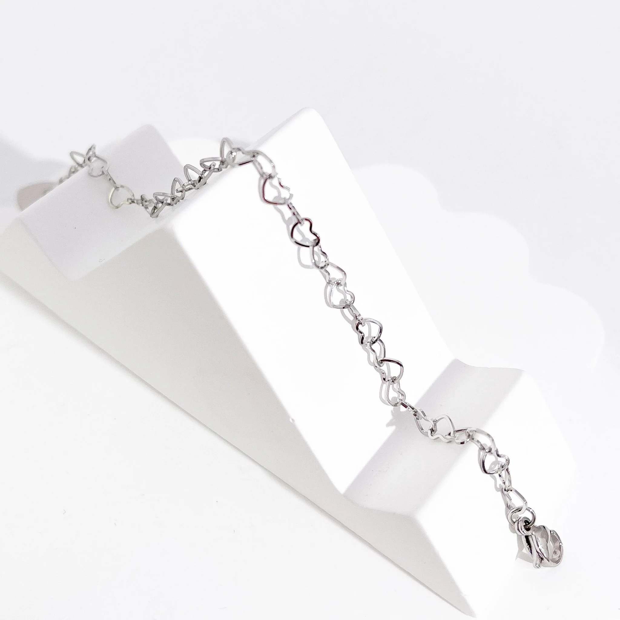 Celia Heart Chain Bracelet - Image 6
