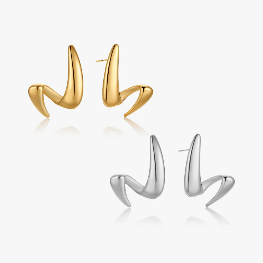 Celine Bold Wave Earrings