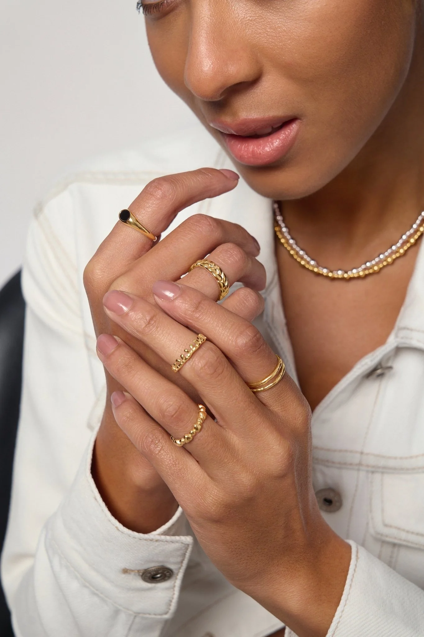 Chelsea Thick Weave Ring - Image 2