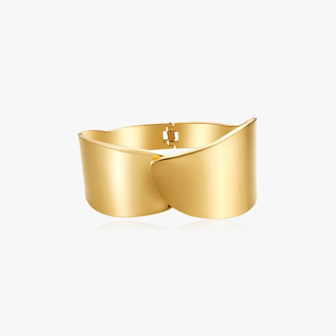 Chunky Cross Cuff Bracelet (Greek Inspired Collection) - Image 3