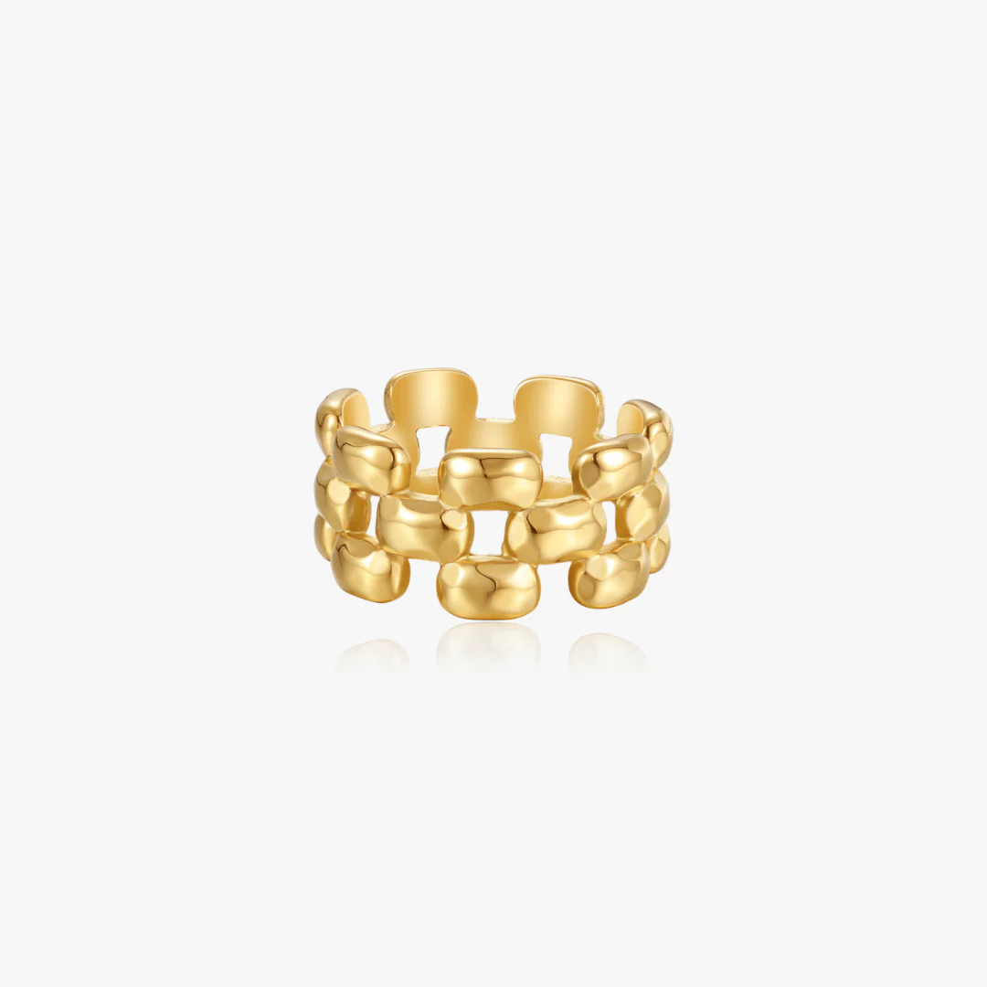 Chunky Link Chain Ring (Greek Inspired Collection) - Image 5