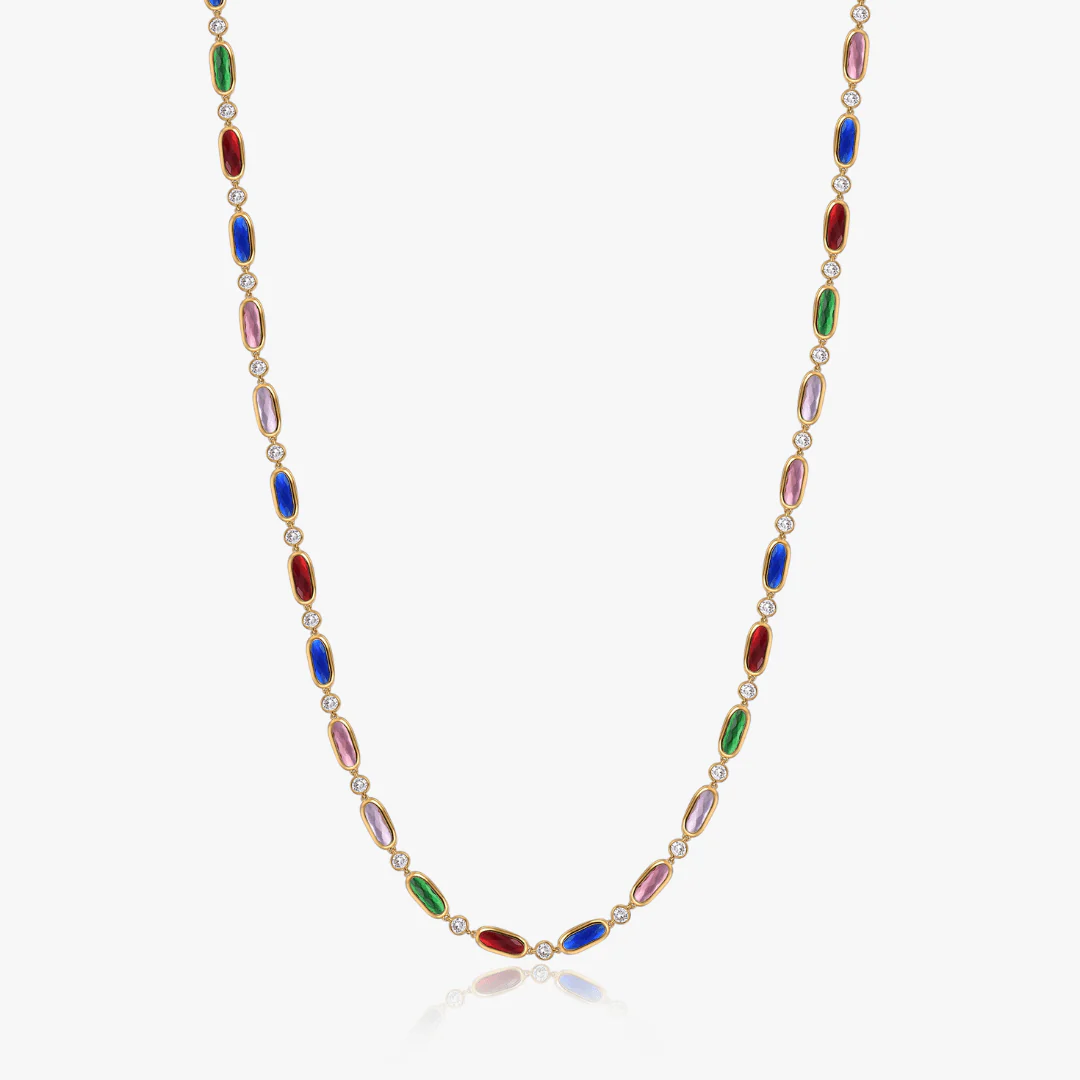 Colorful Beaded Necklace - Image 6