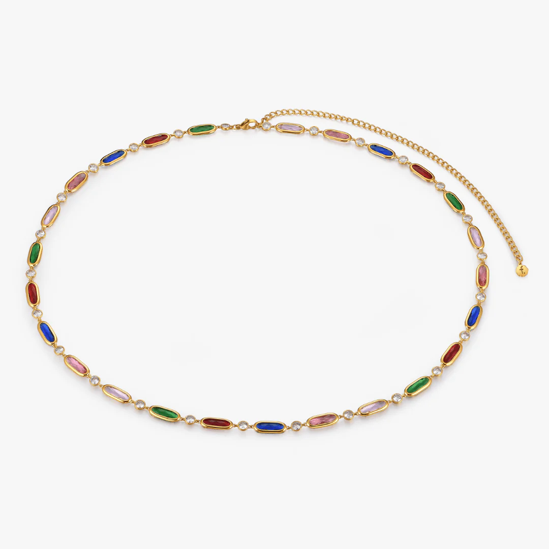 Colorful Beaded Waist Chain