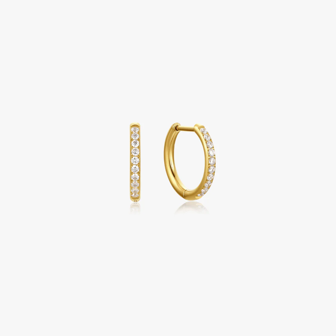CZ Titanium Hoops - Image 3