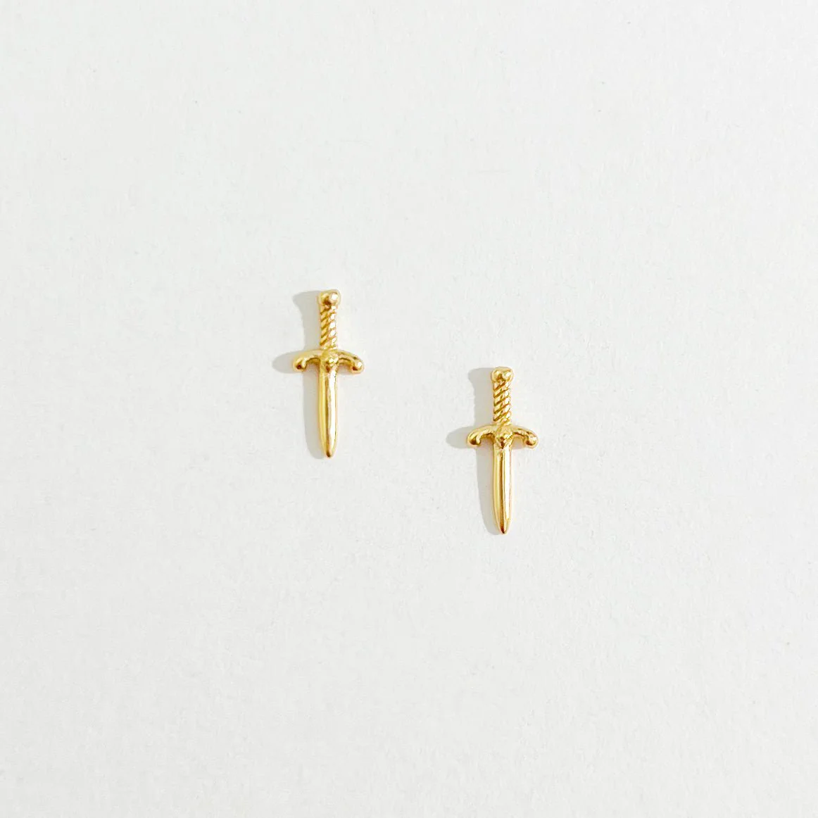 Dagger Studs in Gold - Image 4