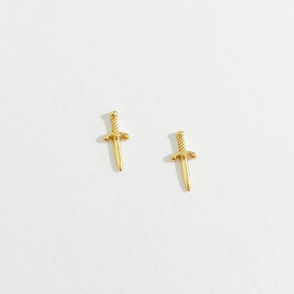 Dagger Studs in Gold - Image 5