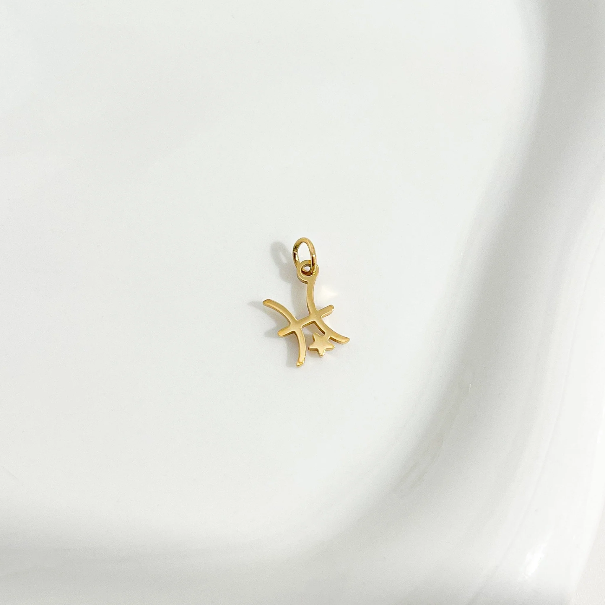 Dainty Zodiac Gold Necklace - Image 5