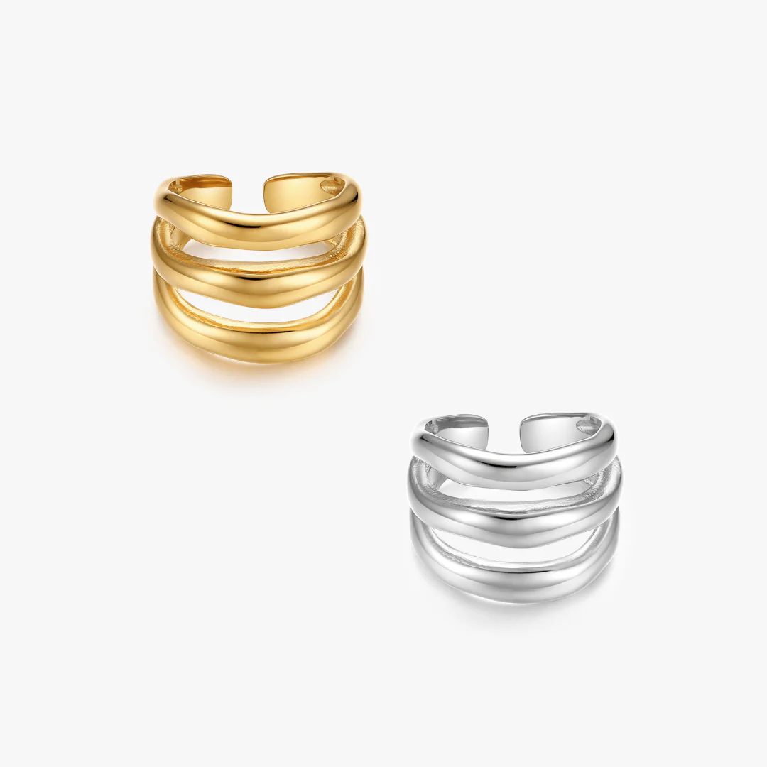 Delaney Triple Layer Ring