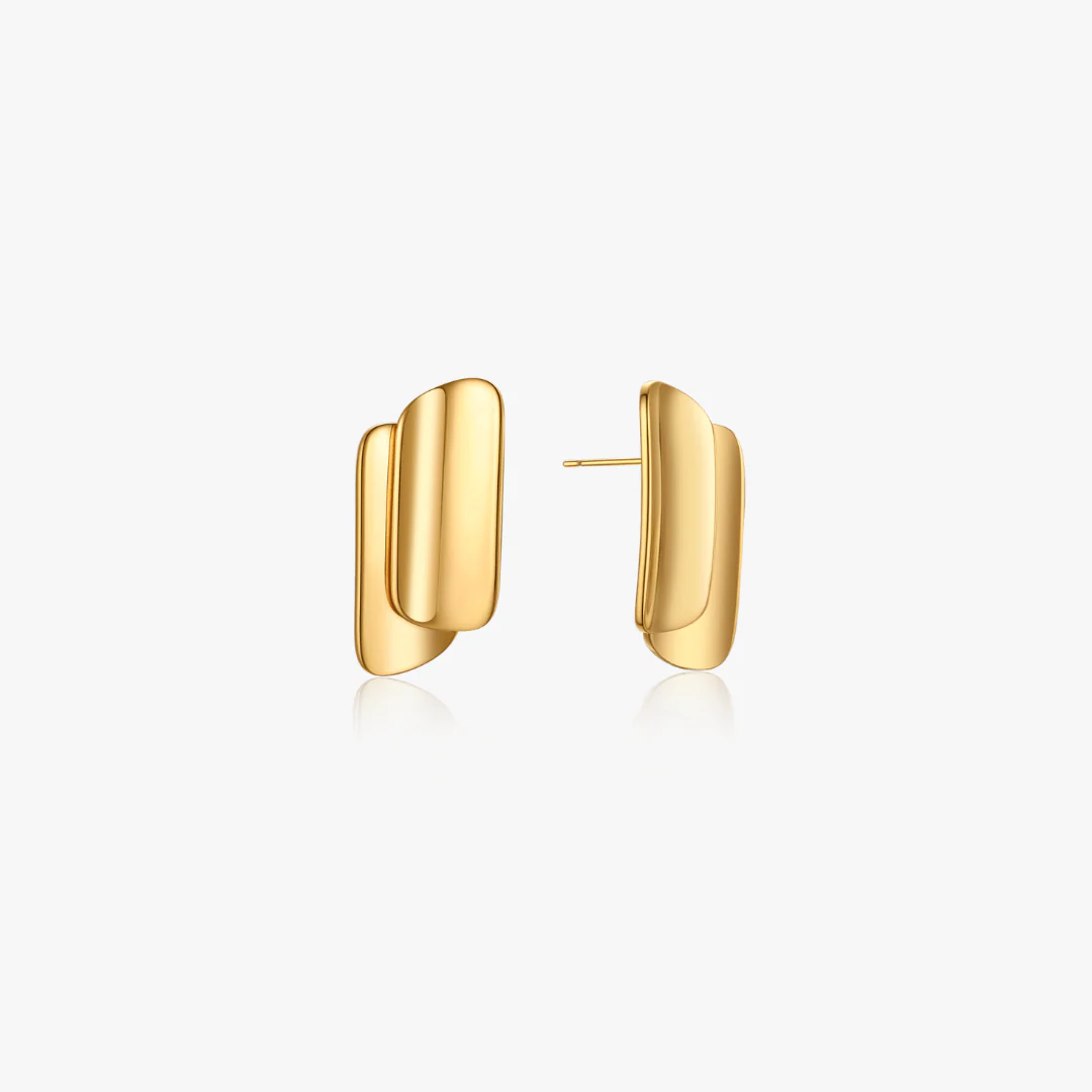 Delphine Bold Layered Earrings - Image 4