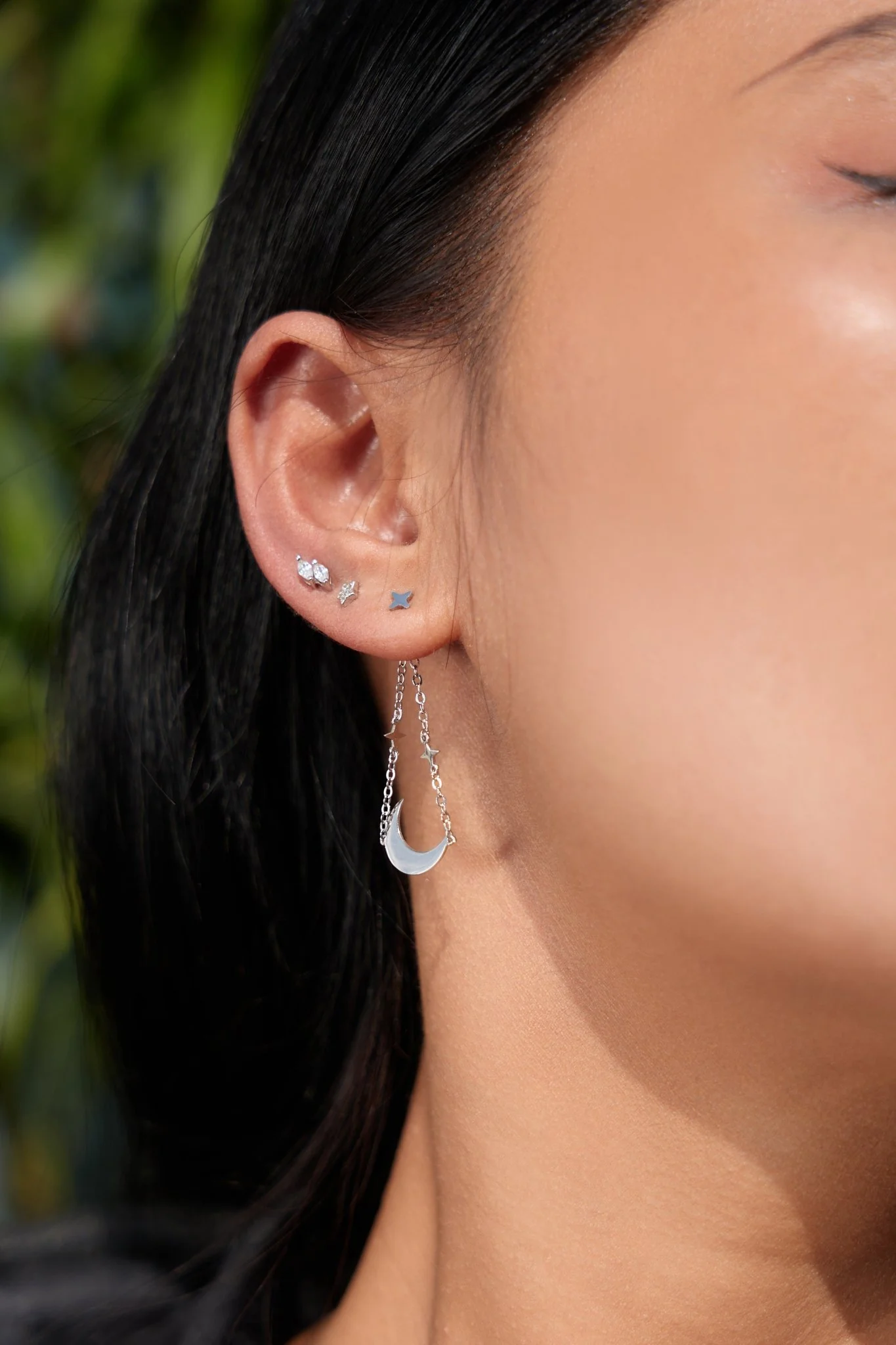 Duo Gem Threadless Flat Back Stud - Image 8
