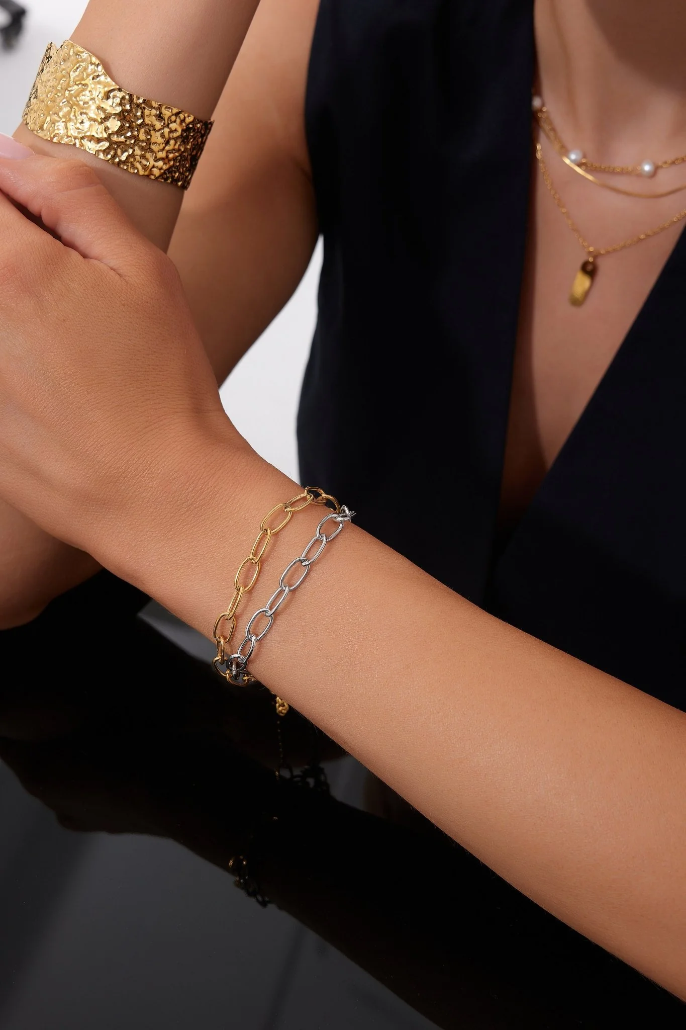 Eleni Link Chain Bracelet (Greek Inspired Collection) - Image 2