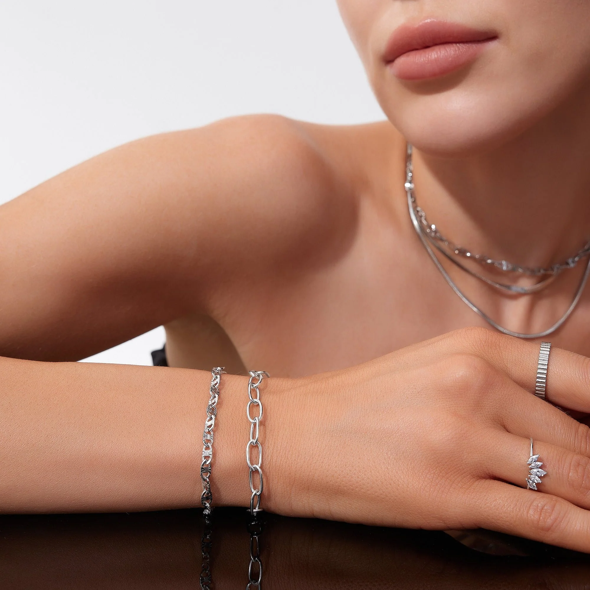 Eleni Link Chain Bracelet (Greek Inspired Collection) - Image 3