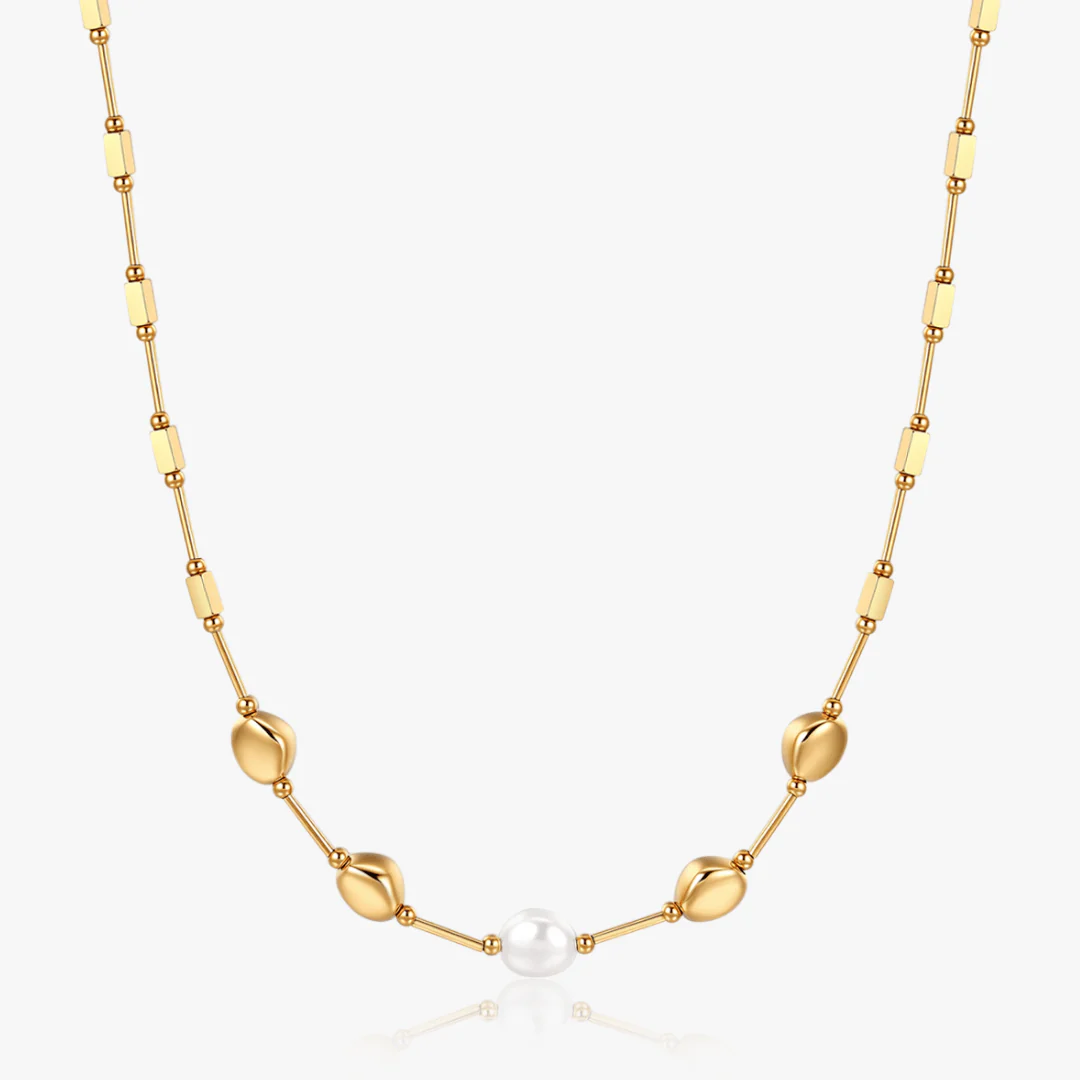 Esme Beaded Pearl Necklace - Image 5