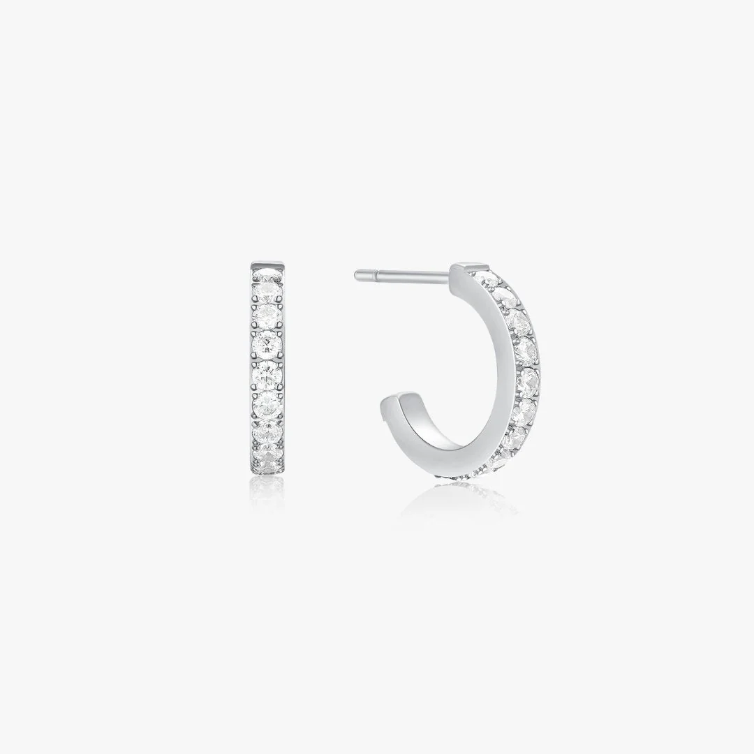 Everyday Mini CZ Hoops - Image 8