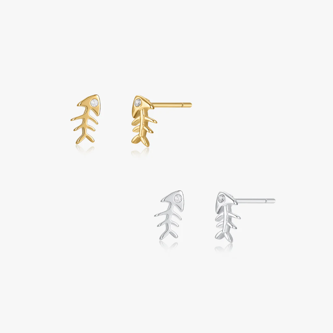 Fish Bone Studs
