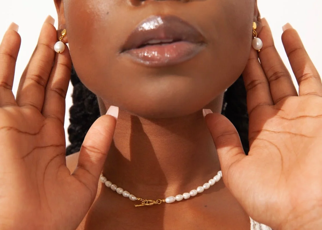 Geneva Pearl Earrings - Image 2