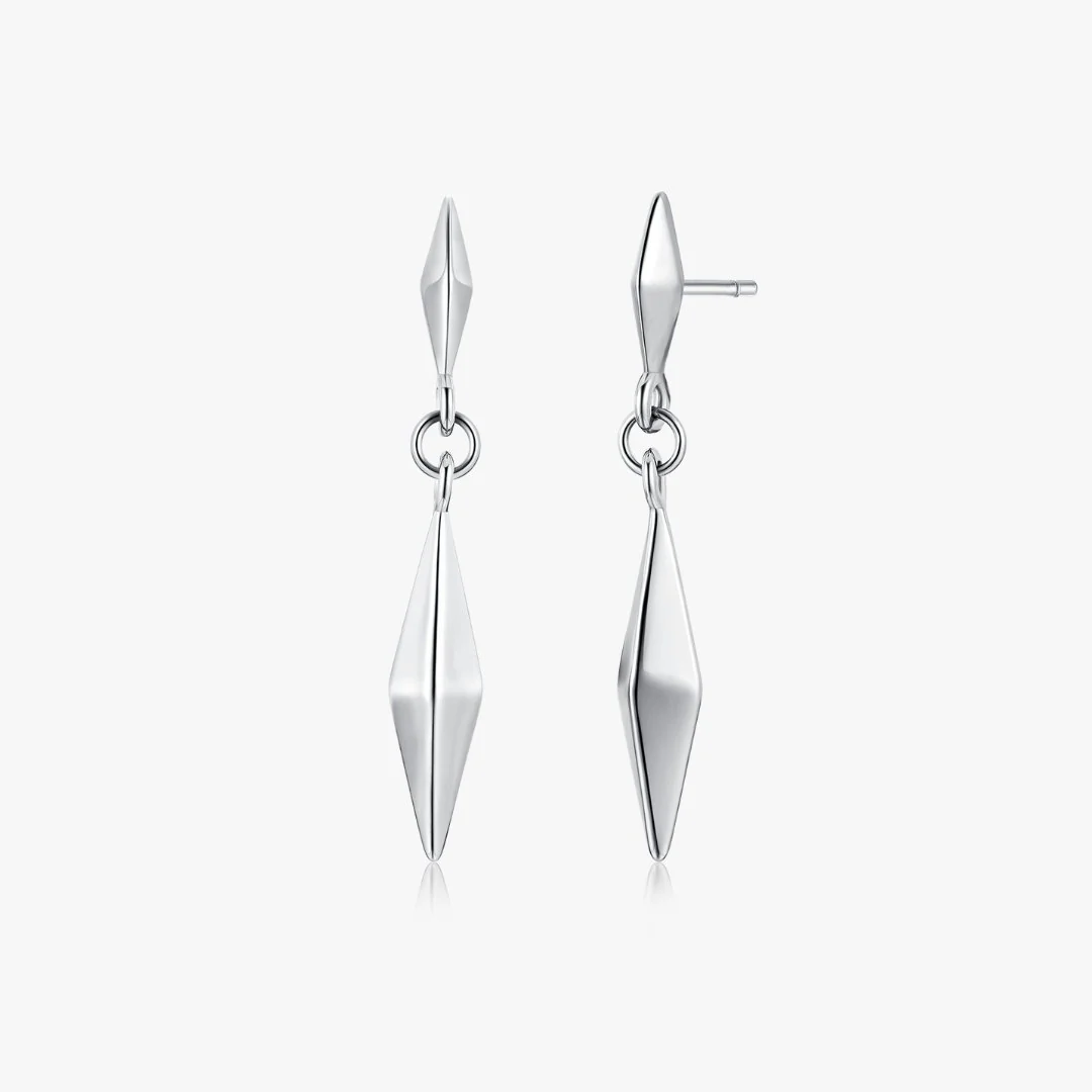 Geometric Drop Earrings (Greek Inspired Collection) - Image 3