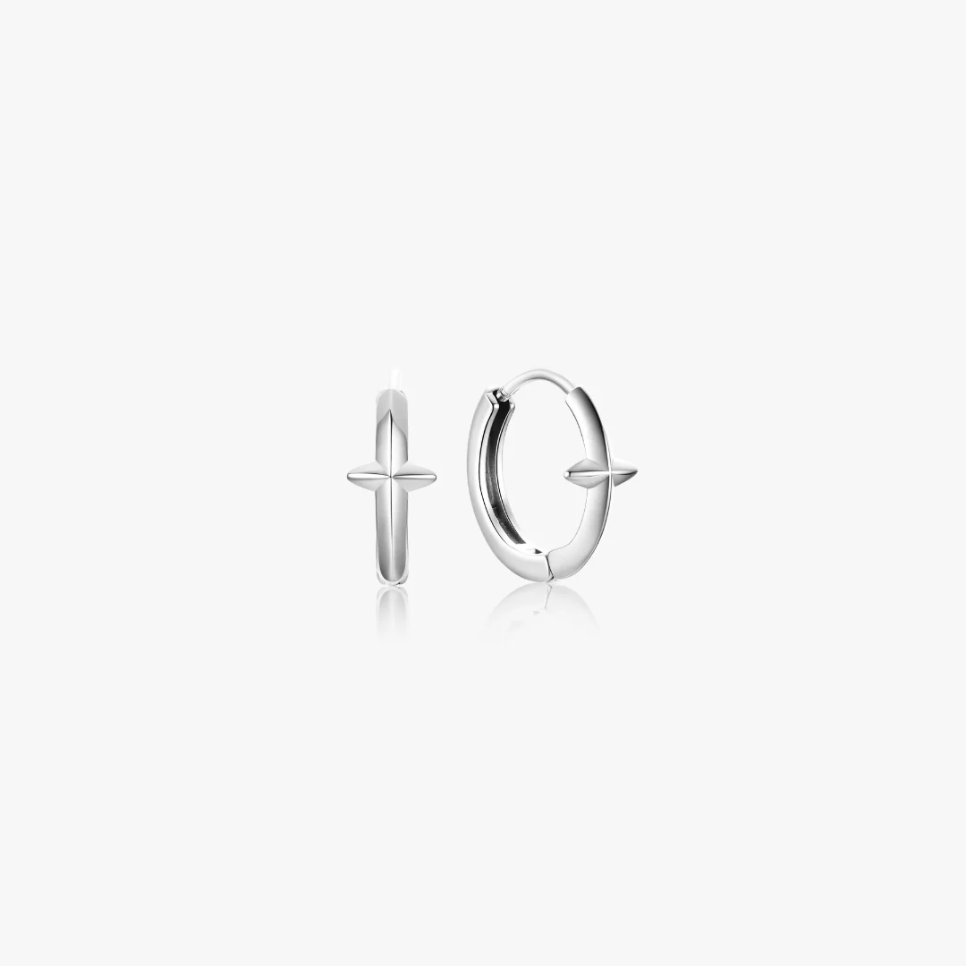 Gia Star Mini Hoops - Image 3