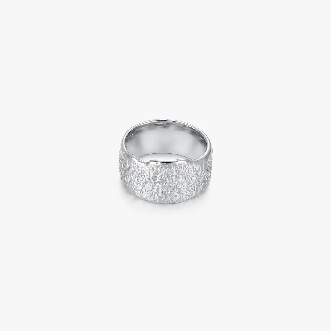 Glittering Sand Band Ring - Image 8