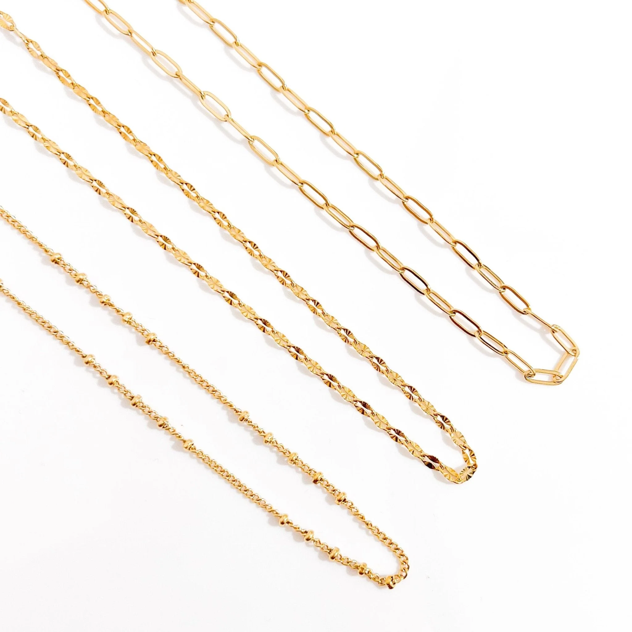 Gold Dainty Chains Bundle