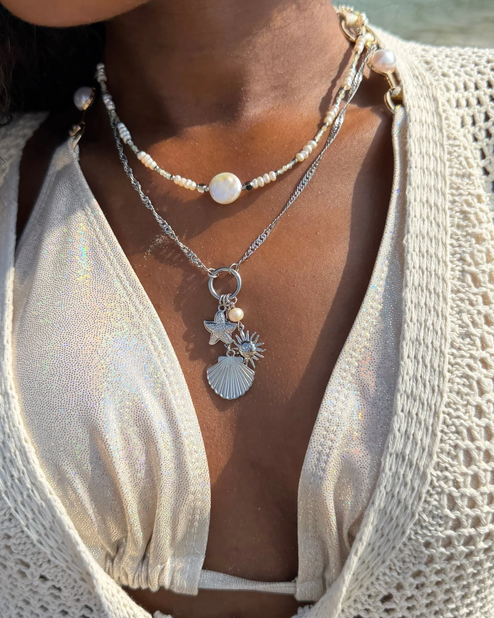 Golden Tides Charm Necklace - Image 3
