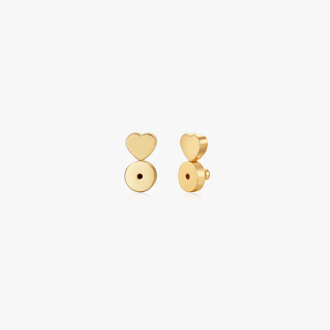 Heart "Lifting" Earring Backings - Image 3