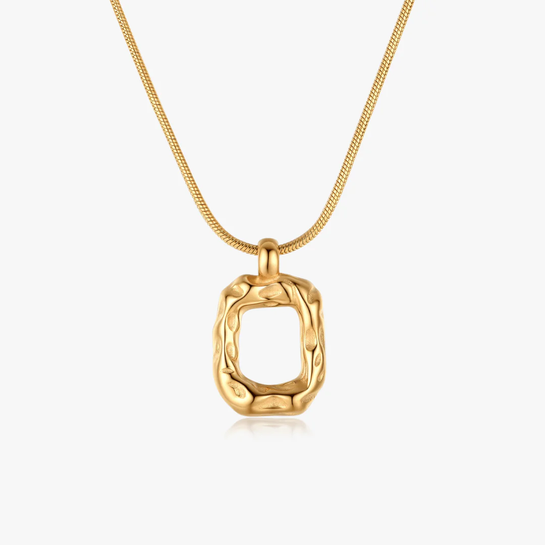 Heidi Organic Rectangle Pendant - Image 4