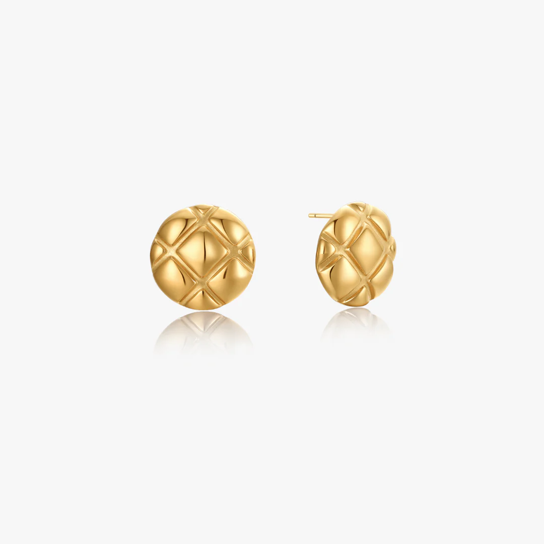Ivy Cross Texture Earrings - Image 4